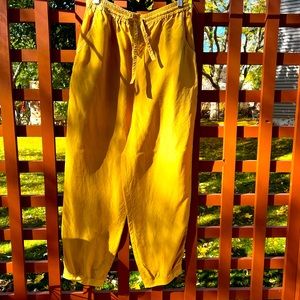 Adrienne Vittadini sport silk pants large Medium
